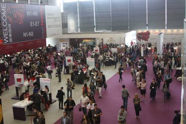 İntertextile Shanghai Kumaş Fuarı Giriş Resimleri