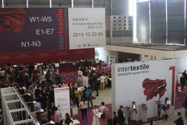 İntertextile Shanghai Kumaş Fuarı Giriş Resimleri