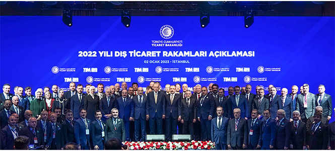 Türkiye 2022 Yılında 254,2 Milyar Dolarla İhracatta Rekor Tazeledi